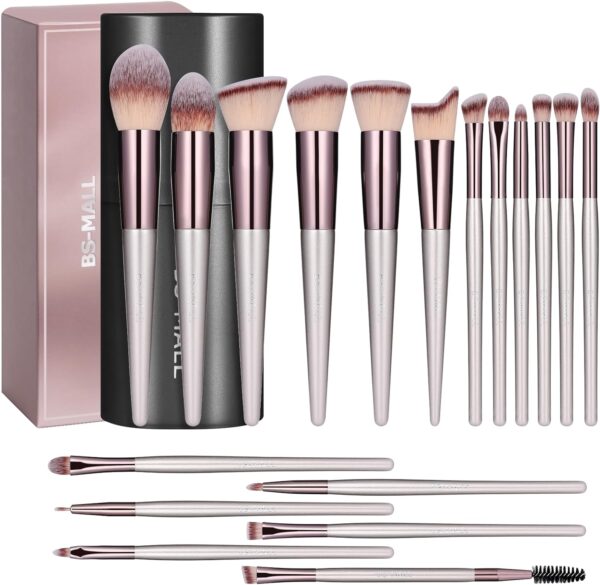 Makeup Brush Set 18 Pcs with Black Case